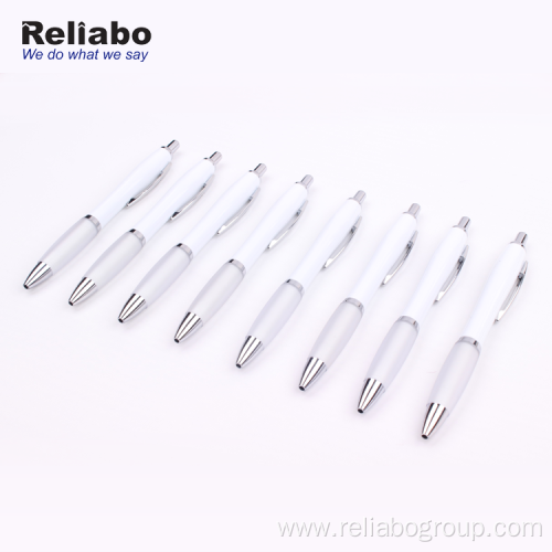 Colorful Retractable Plastic Advertising Ball Pen With Logo